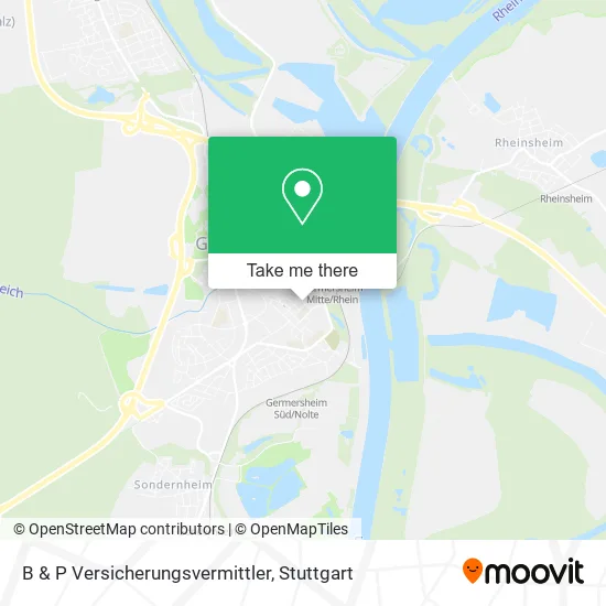 Карта B & P Versicherungsvermittler