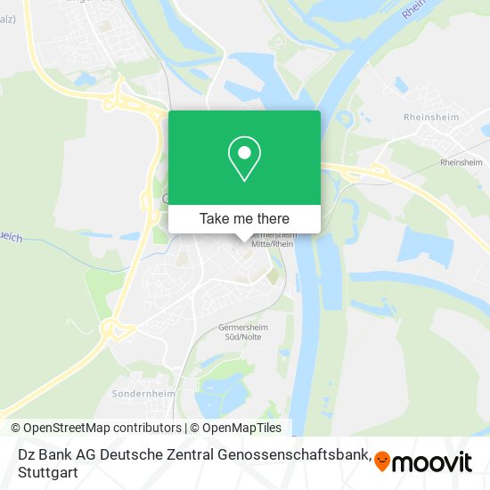 Dz Bank AG Deutsche Zentral Genossenschaftsbank map