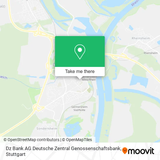 Карта Dz Bank AG Deutsche Zentral Genossenschaftsbank