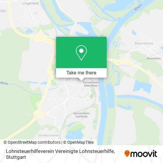 Lohnsteuerhilfeverein Vereinigte Lohnsteuerhilfe map