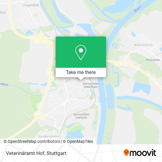 Veterinäramt Hof map