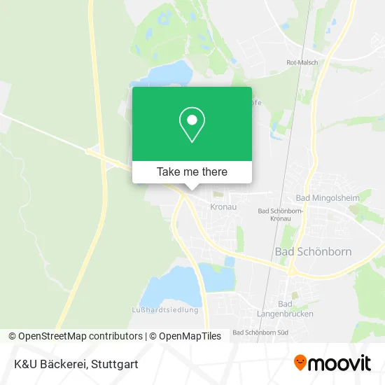 Карта K&U Bäckerei