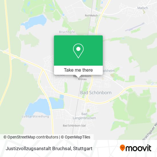 Карта Justizvollzugsanstalt Bruchsal