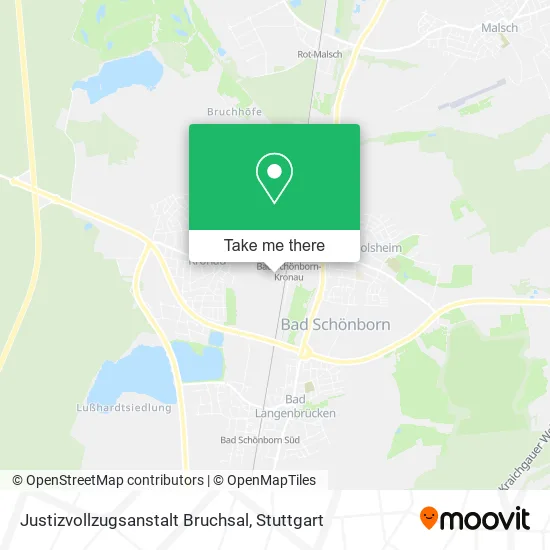 Карта Justizvollzugsanstalt Bruchsal