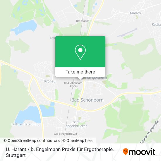 U. Harant / b. Engelmann Praxis für Ergotherapie map