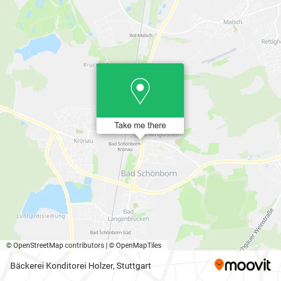 Карта Bäckerei Konditorei Holzer