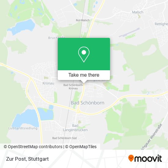 Карта Zur Post