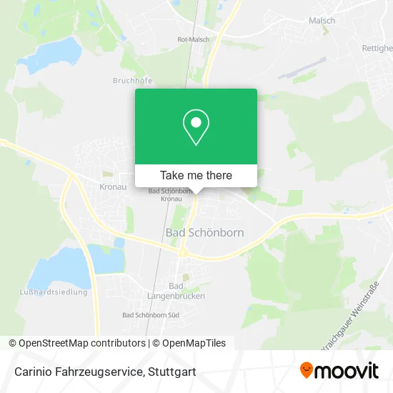 Карта Carinio Fahrzeugservice