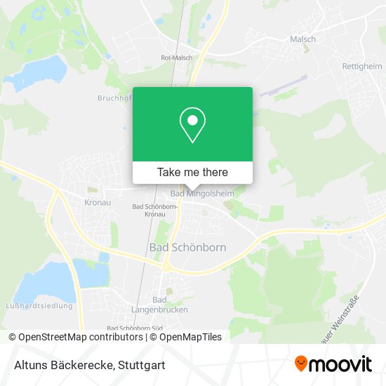 Altuns Bäckerecke map