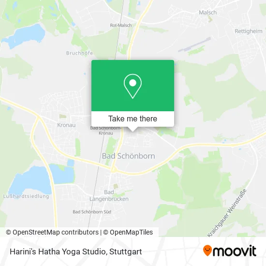 Карта Harini's Hatha Yoga Studio