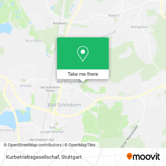 Карта Kurbetriebsgesellschaf