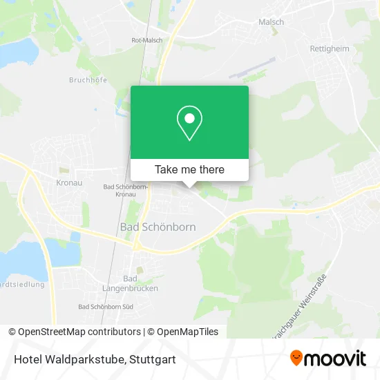 Карта Hotel Waldparkstube