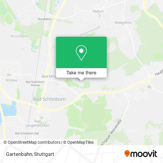 Карта Gartenbahn