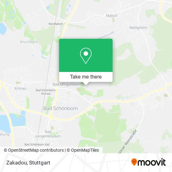 Карта Zakadou