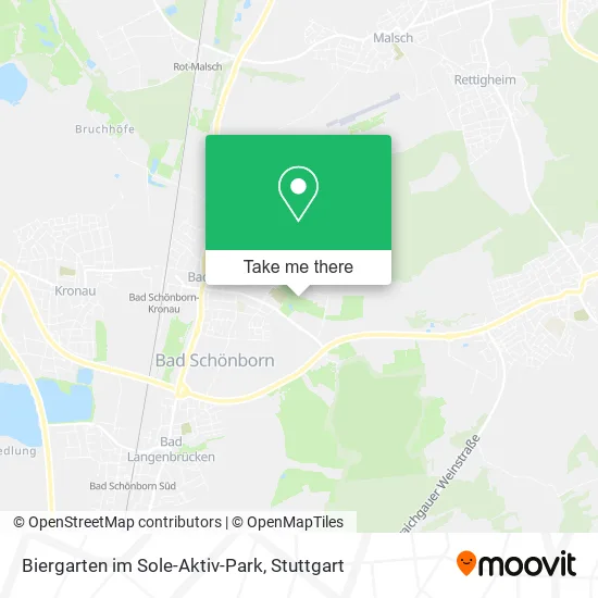 Карта Biergarten im Sole-Aktiv-Park