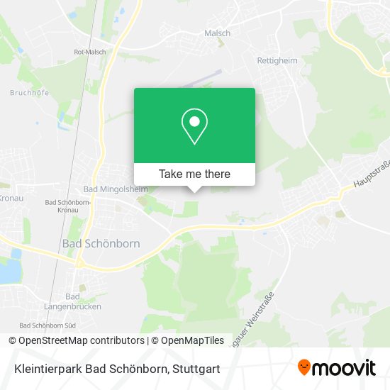 Kleintierpark Bad Schönborn map
