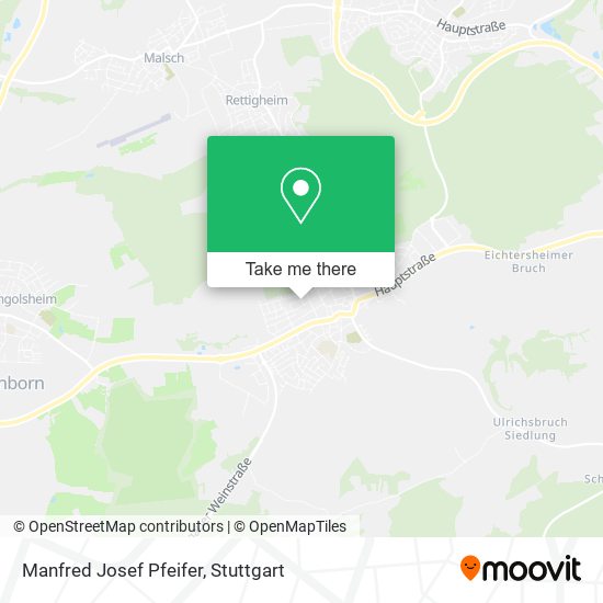 Manfred Josef Pfeifer map
