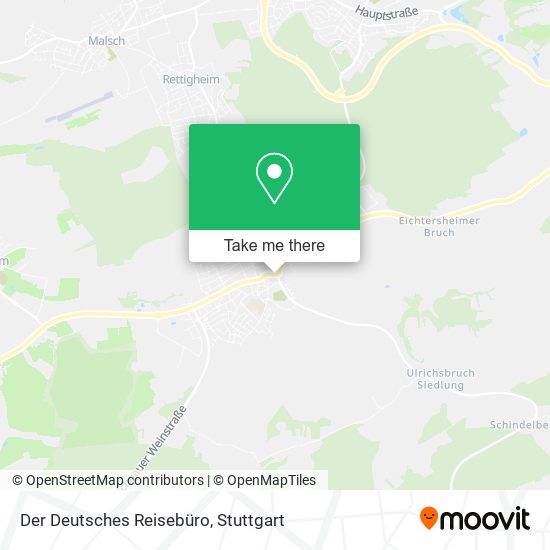 Der Deutsches Reisebüro map