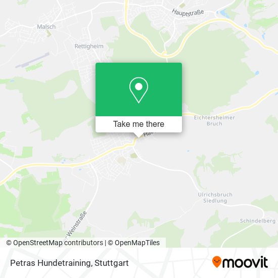 Petras Hundetraining map
