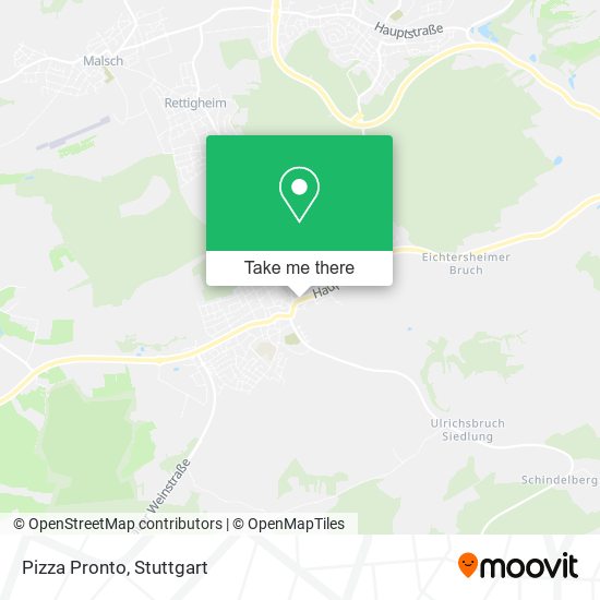 Pizza Pronto map