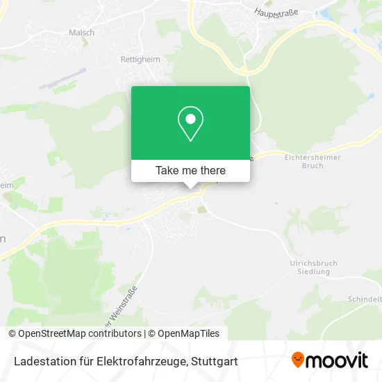 Карта Ladestation für Elektrofahrzeuge