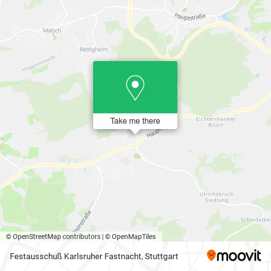 Карта Festausschuß Karlsruher Fastnacht