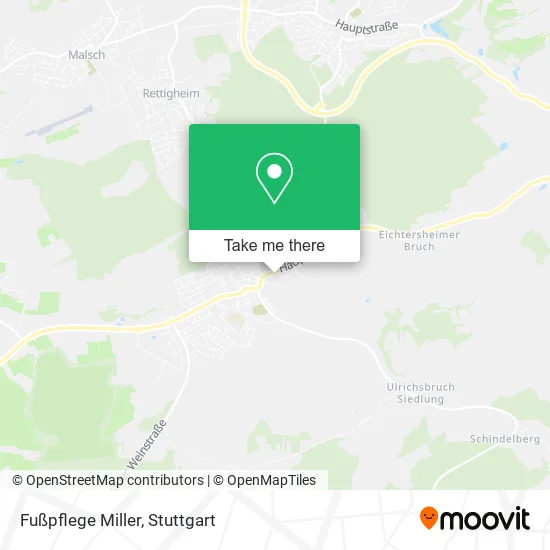 Карта Fußpflege Miller