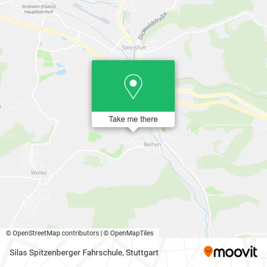 Карта Silas Spitzenberger Fahrschule
