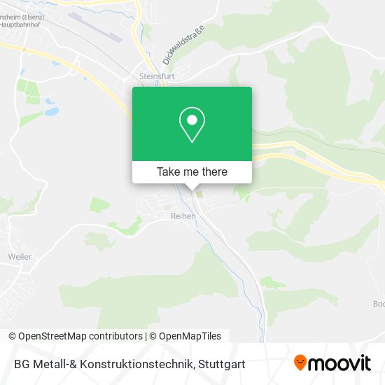 BG Metall-& Konstruktionstechnik map