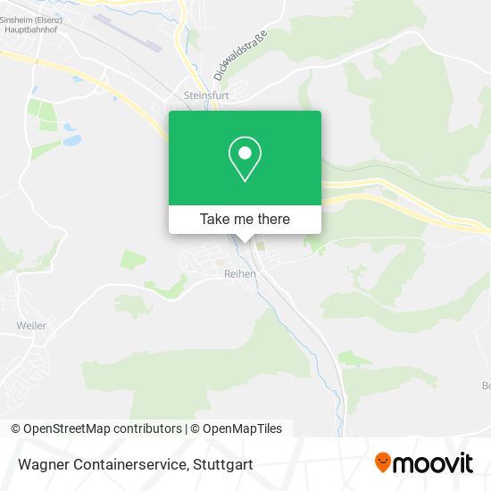 Wagner Containerservice map