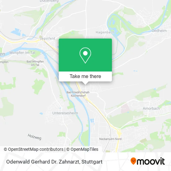 Карта Odenwald Gerhard Dr. Zahnarzt