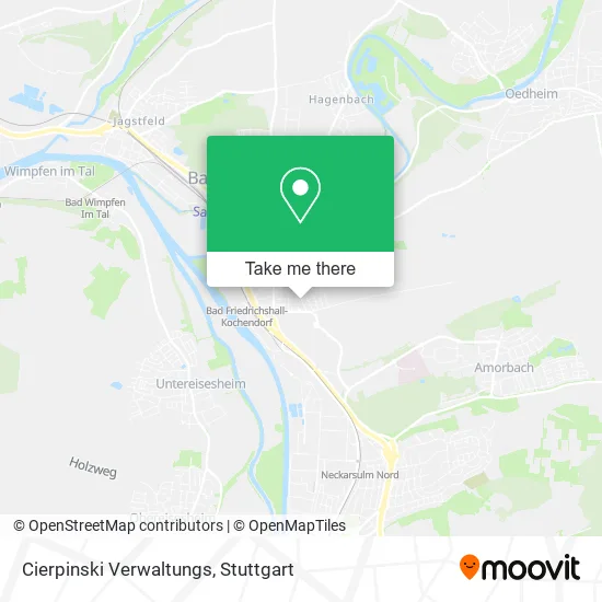 Карта Cierpinski Verwaltungs