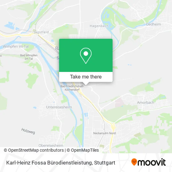 Карта Karl-Heinz Fossa Bürodienstleistung