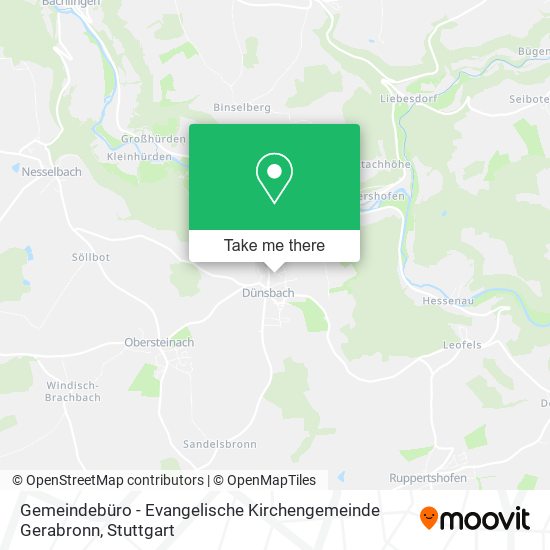 Gemeindebüro - Evangelische Kirchengemeinde Gerabronn map