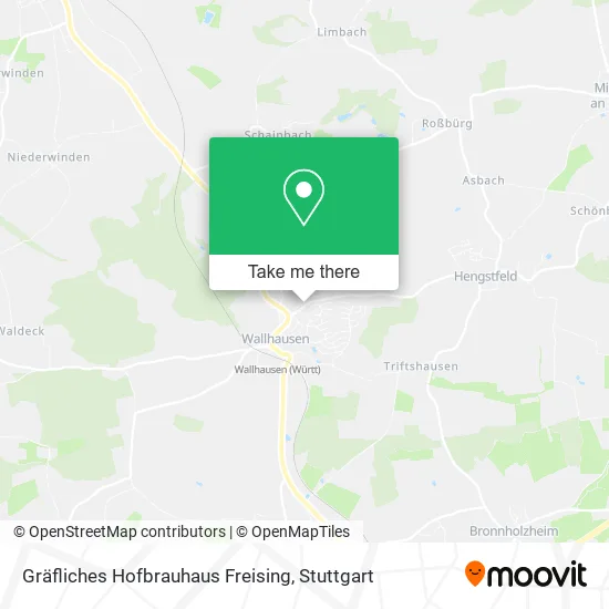 Карта Gräfliches Hofbrauhaus Freising