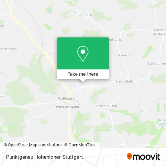 Карта Punktgenau Hohenloher