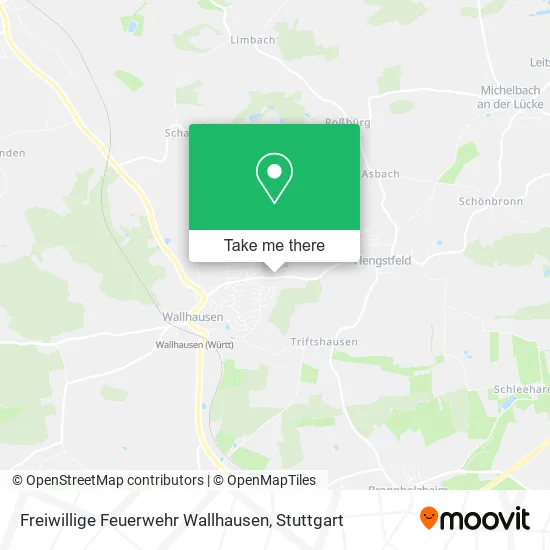 Карта Freiwillige Feuerwehr Wallhausen