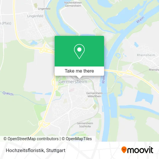 Карта Hochzeitsfloristik