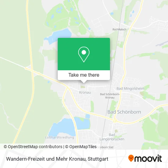 Карта Wandern-Freizeit und Mehr Kronau