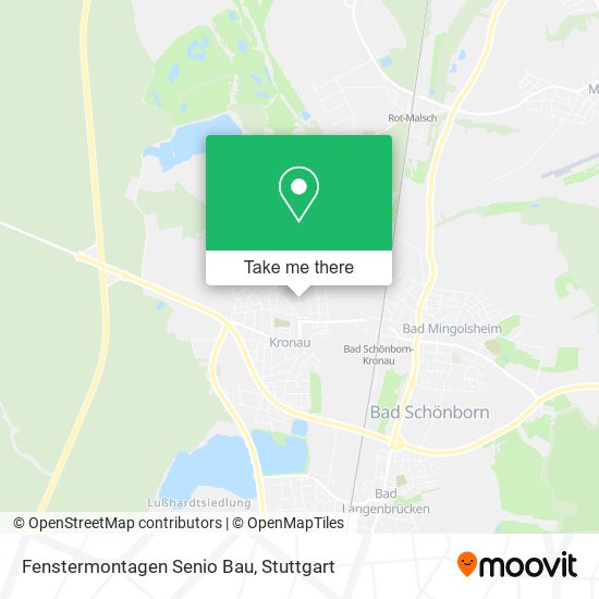 Fenstermontagen Senio Bau map