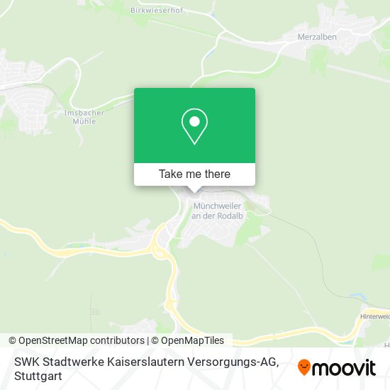 Карта SWK Stadtwerke Kaiserslautern Versorgungs-AG