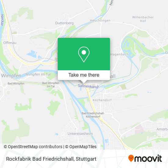 Rockfabrik Bad Friedrichshall map