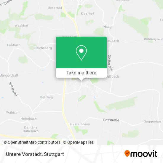 Карта Untere Vorstadt