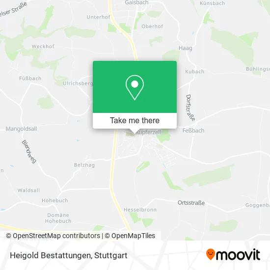 Карта Heigold Bestattungen
