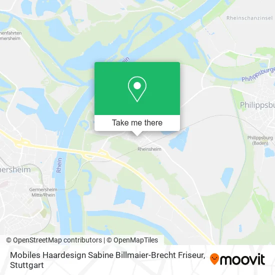 Карта Mobiles Haardesign Sabine Billmaier-Brecht Friseur