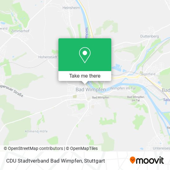 Карта CDU Stadtverband Bad Wimpfen