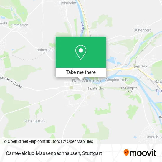 Карта Carnevalclub Massenbachhausen