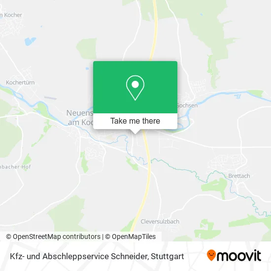 Карта Kfz- und Abschleppservice Schneider