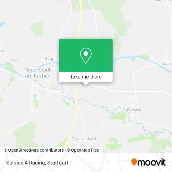Карта Service 4 Racing