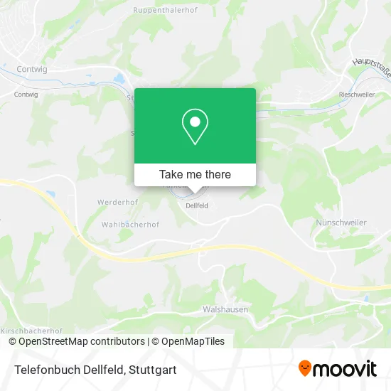 Карта Telefonbuch Dellfeld